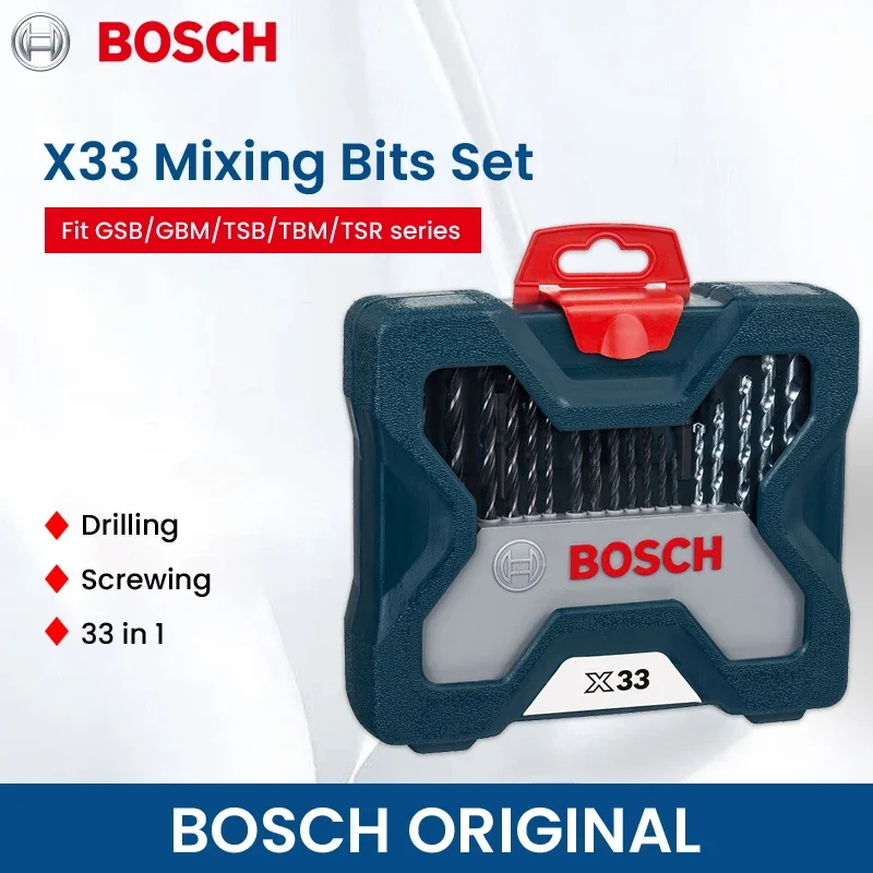 Drill Bit Set - ชุดดอกสว่านและดอกไขควง Bosch X33 แบบมืออาชีพ 33 ชิ้น