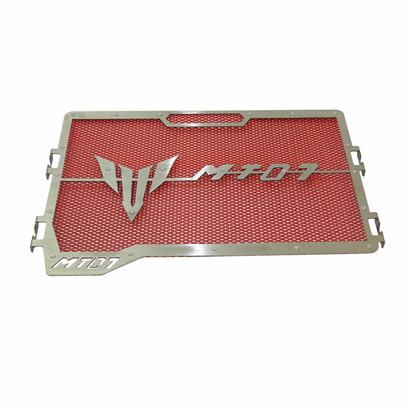 Aluminium Profile 2020 - รถจักรยานยนต์หม้อน้ำป้องกันย่างป้องกันตะแกรงป้องกันสำหรับ Yamaha MT07 MT-07 2014 2015