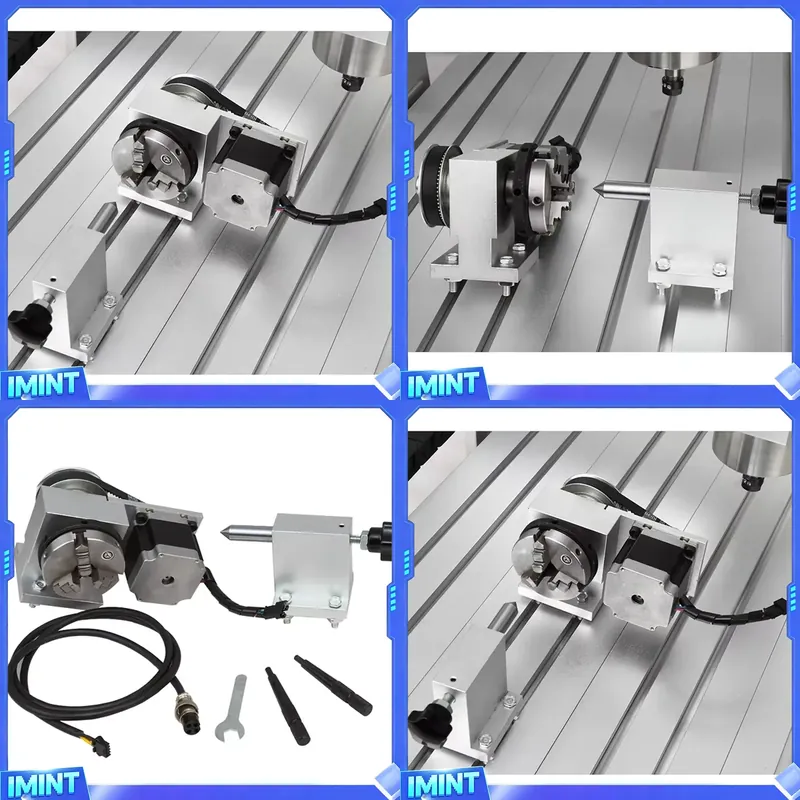 Nema23 Stepper - เครื่องแกะสลัก CNC แบบ 4 แกน รุ่น