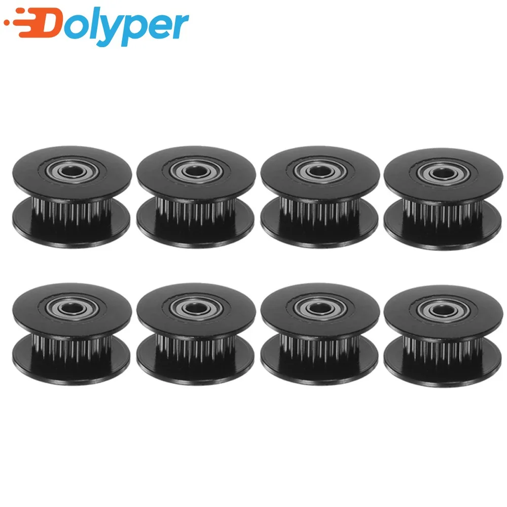 Gt2 Pulley - ลูกรอกใช้งาน GT2 5/10ชิ้นรอกล้อเจาะ2GT 20ฟัน5มม. สำหรับเครื่องพิมพ์3D ความกว้าง6มม.