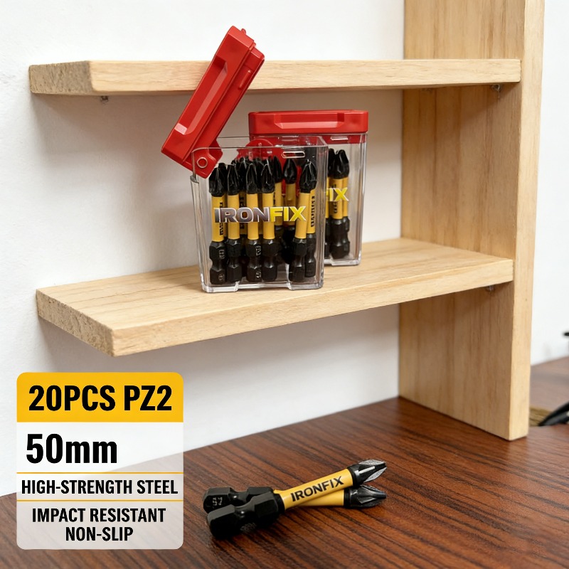 Drill Bit Set - ชุดดอกไขควง PZ2 คุณภาพสูง 20 ชิ้น สำหรับสว่านไฟฟ้า