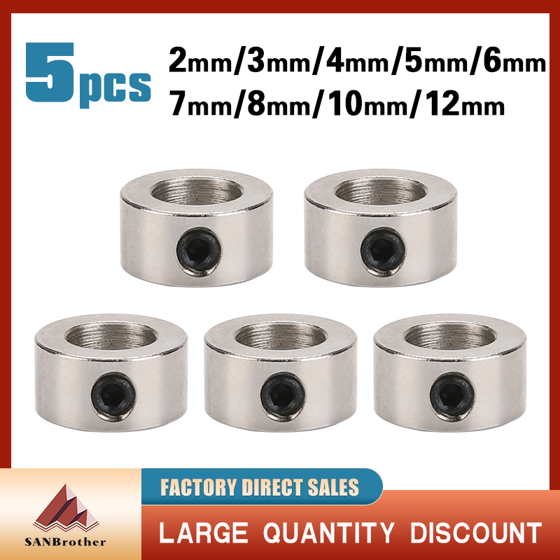 Lead Screw 8Mm - 5Pcs Opensource ล็อคคอ T8สกรูตะกั่วล็อคล็อคบล็อกแยกคอลัมน์2มม./3/4/5มม./6มม./8มม./10มม./12มม.สำหรับ3D เครื่องพิมพ์ CNC