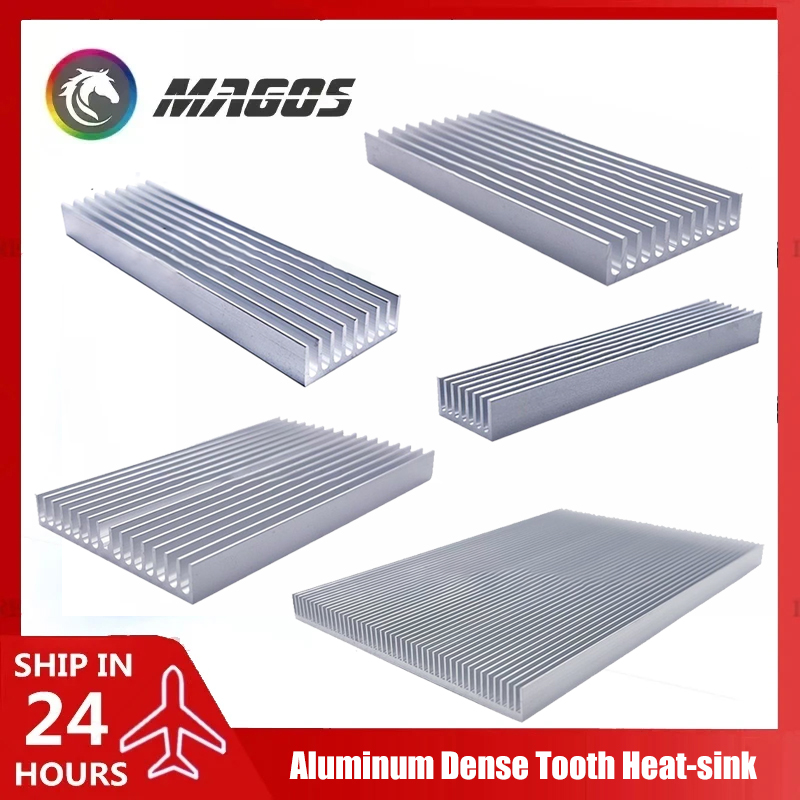 Aluminium Extrusion - ฮีทซิงค์อะลูมิเนียมแบบฟันละเอียดสำหรับเพาเวอร์แอมป์, เราเตอร์, การ์ดจอ, ระบายความร้อนได้ดี, หม้อน้ำอะลูมิเนียมกำลังสูง