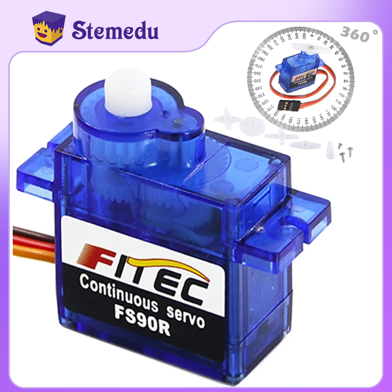 Servo 9G - Feetech Mini FS90R Micro Servo หมุนต่อเนื่อง