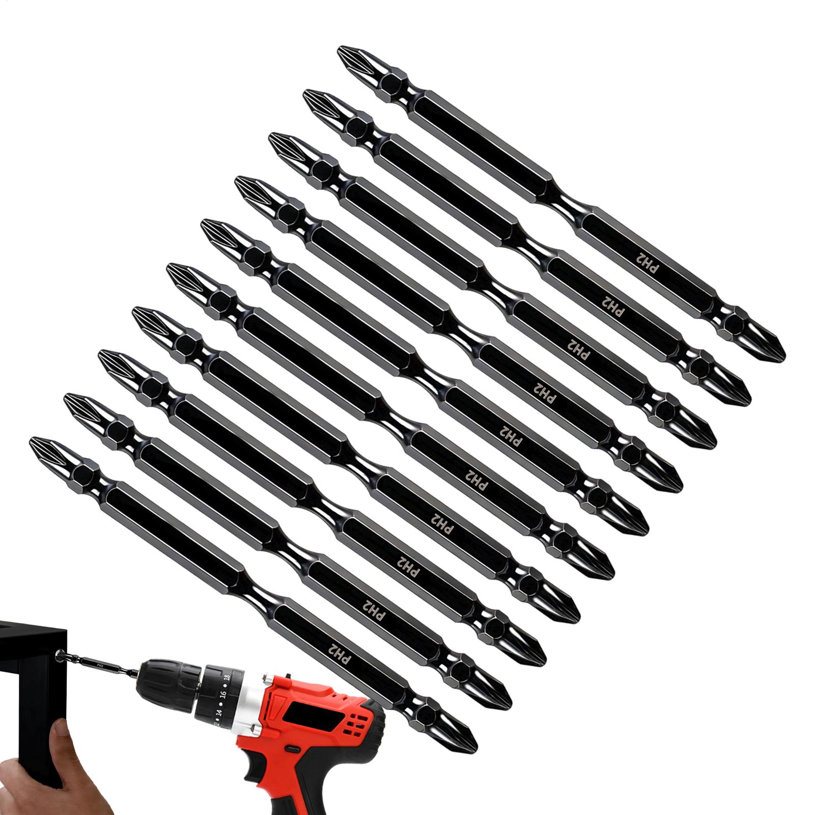 Drill Bit Set - ชุดดอกไขควงแม่เหล็กแบบสองด้านสำหรับงานอุตสาหกรรม ชุดหัวไขควงแม่เหล็กแบบมัลติฟังก์ชั่น