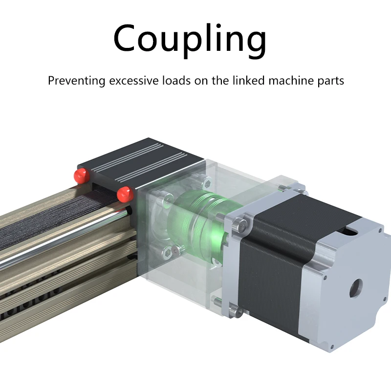 Linear Rail - โมดูลเชิงเส้นแบบขับเคลื่อนด้วยสายพาน QRXQ RXP40 พร้อมมอเตอร์เซอร์โว 100w ความเร็วสูง