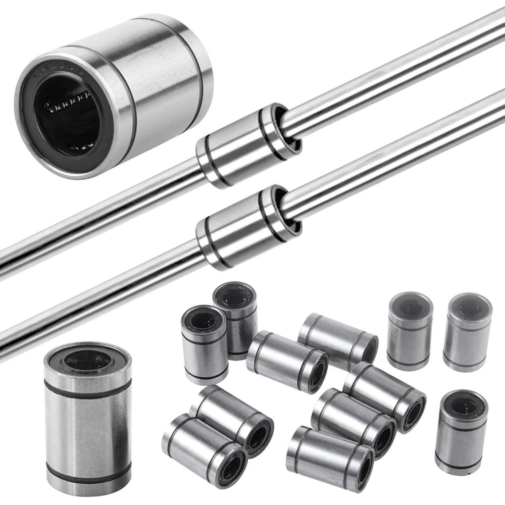 Lm8Uu Bearing - บูชลูกปืนเชิงเส้นแบบทนทาน ผลิตจากเหล็ก รุ่น LM3UU LM4UU LM5UU
