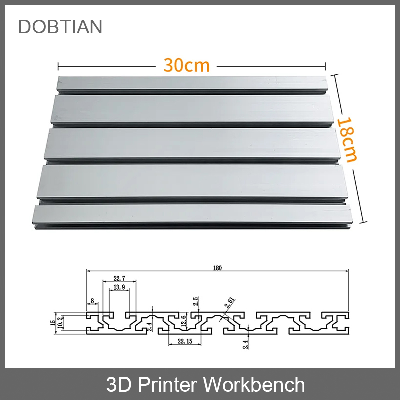 3018 Aluminium Cnc - รางอลูมิเนียมอัดขึ้นรูป CNC 3018 จำนวน 1 ชิ้น