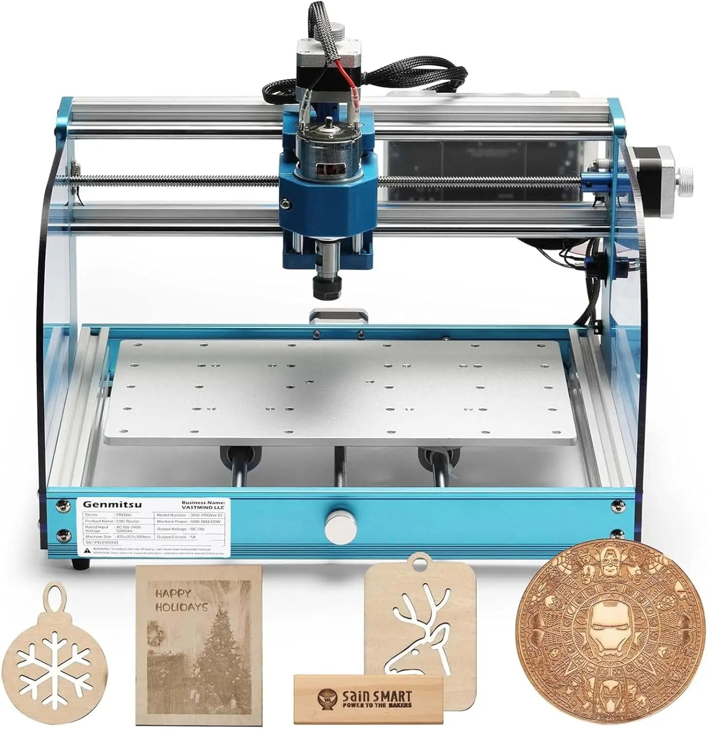 3018 Aluminium Cnc - เครื่องกัด CNC รุ่น Genmitsu พื้นที่การทำงาน 284