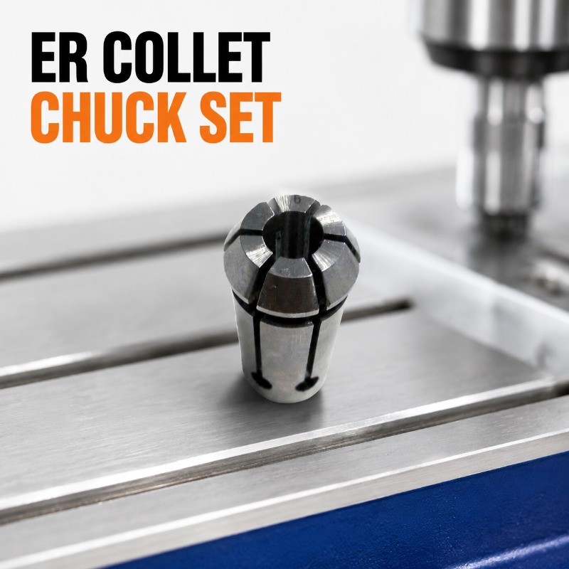 End Mill - OZ EOZ8A/12A/25 คอลเล็ตมิลลิ่งแบบยืดหยุ่น หัวจับเครื่องมือ CNC แบบสปริง