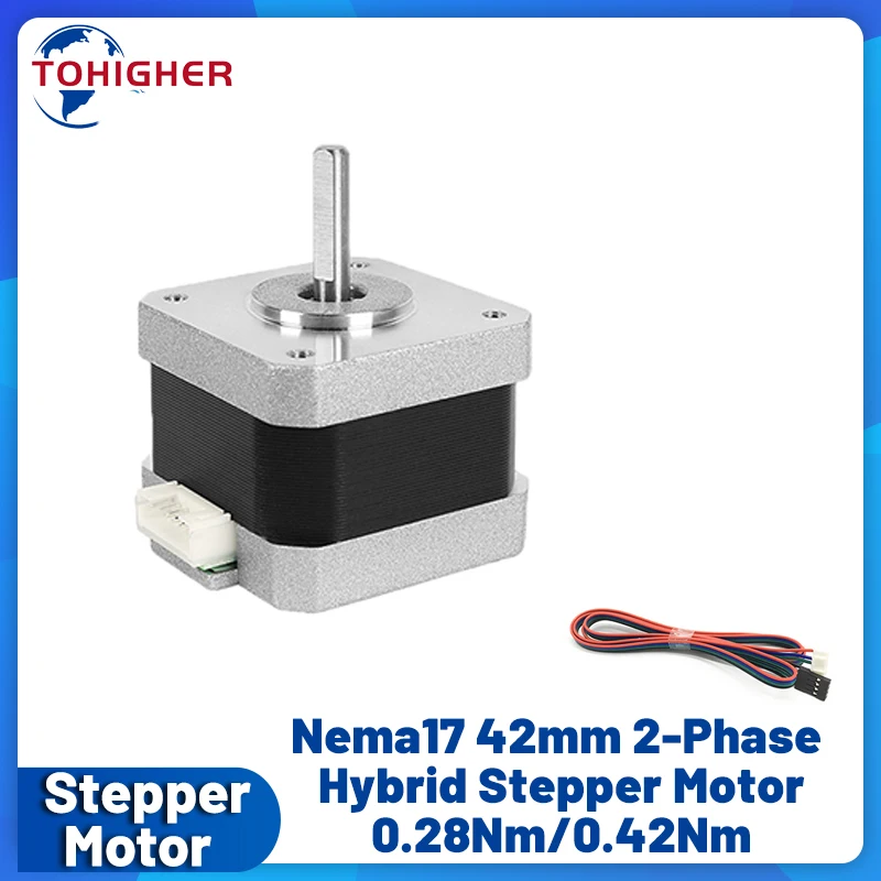 Stepper Motor Nema17 - มอเตอร์สเต็ปเปอร์ Nema17 รุ่น 42 มอเตอร์ 4