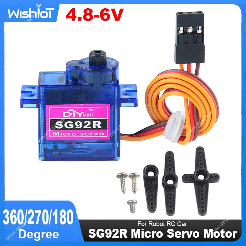 Servo 9G - SG92R Micro Servo มอเตอร์ 4.8-6V 360/270/180