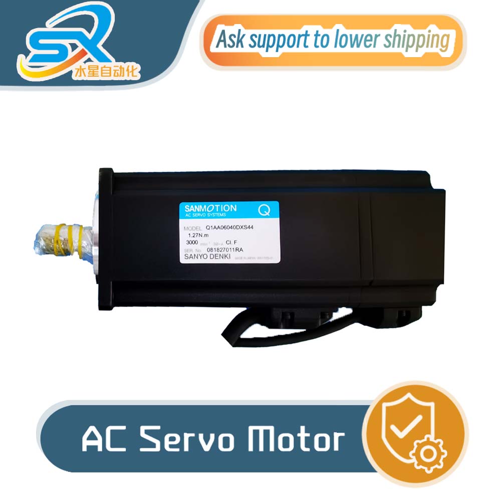 Servo Motor - มอเตอร์เซอร์โว SANYO รุ่น Q1AA06040DXS44 400W ของแท้จากโรงงาน