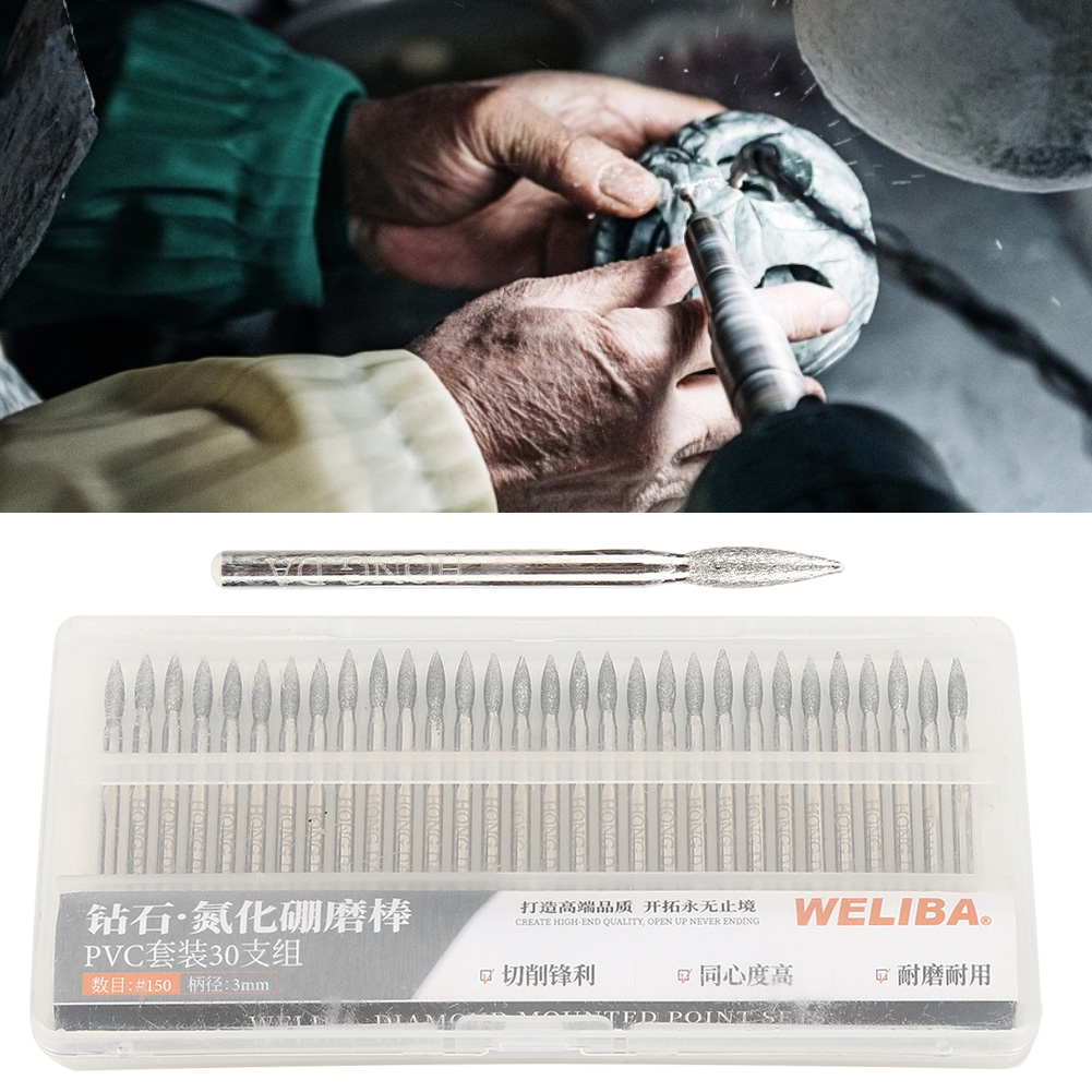 ดอกเจียรเพชร 30 ชิ้น ขนาด 150  - Cnc Bits บทวิจารณ์และราคา
