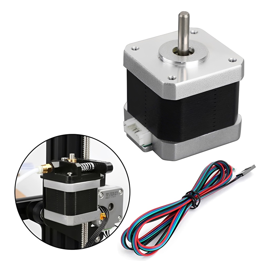 NEMA 17 42 มม.มอเตอร์สเต็ปเปอร - Stepper Motor Nema17 บทวิจารณ์และราคา