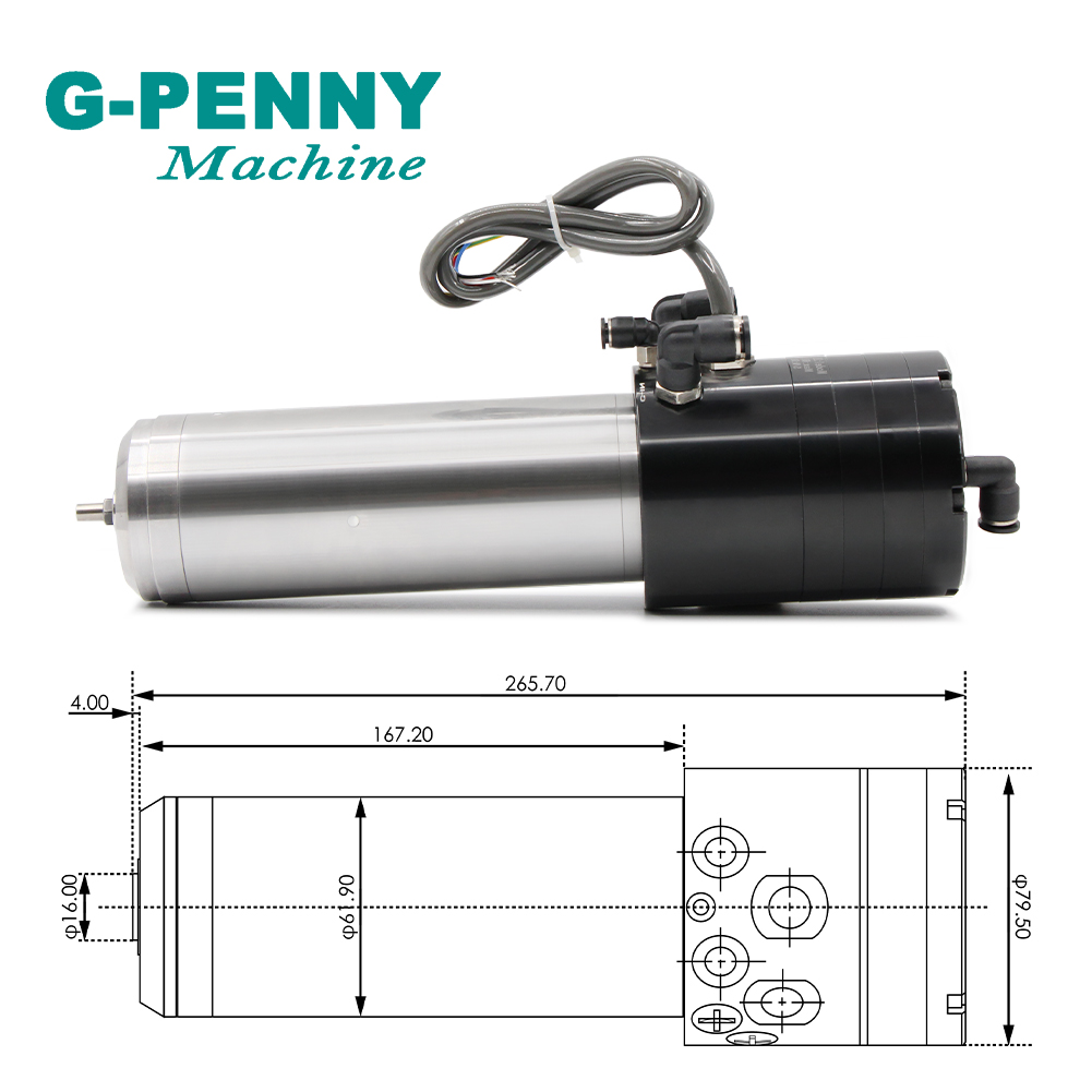 แกนระบายความร้อนด้วยน้ํา 1.8kw - Water Cooled Spindle บทวิจารณ์และราคา