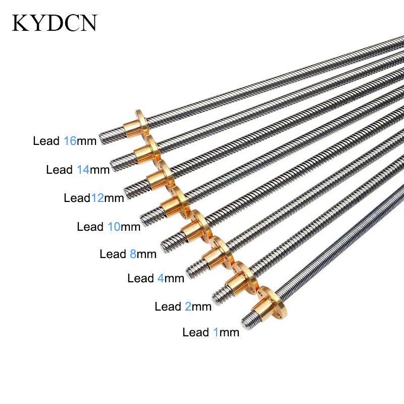สกรูตะกั่ว T8 สแตนเลส แบบสี่เห - Lead Screw 8Mm บทวิจารณ์และราคา