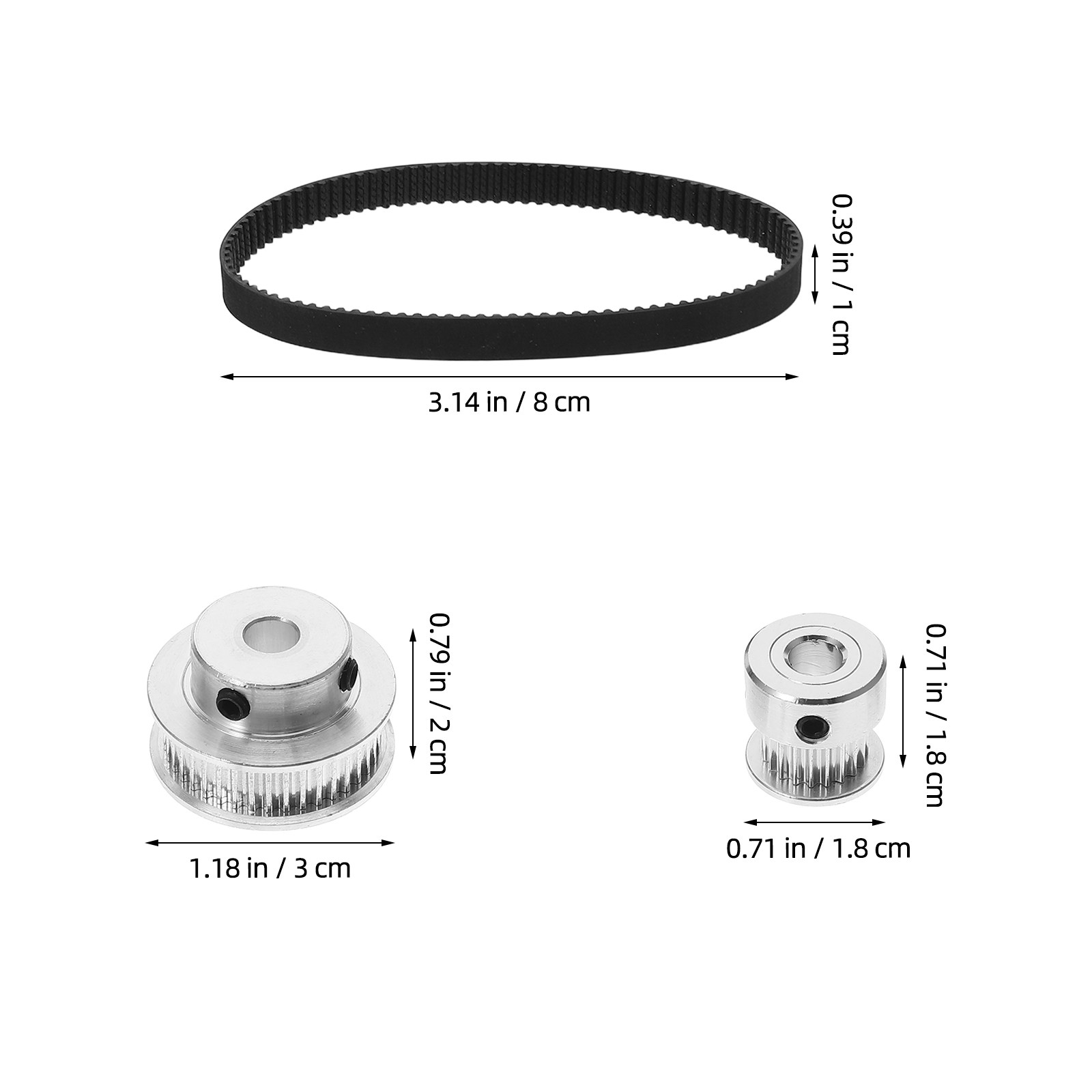 ชุดพูลเลย์สายพานไทม์มิ่ง GT2 พ - Gt2 Pulley บทวิจารณ์และราคา