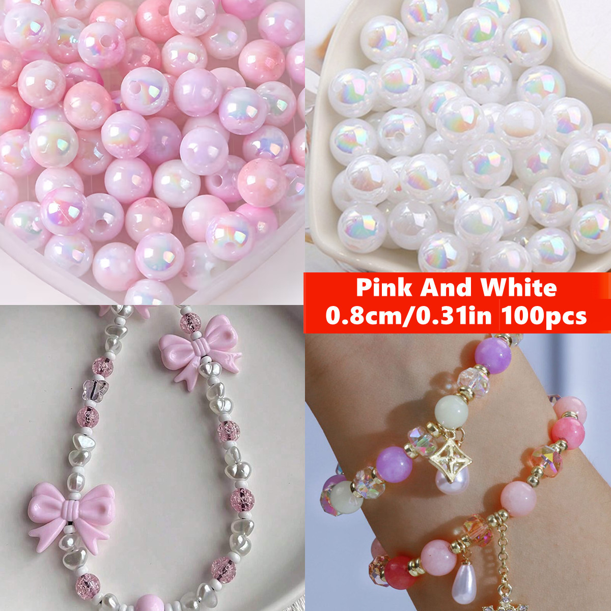 8 มม. 100 ชิ้น สีชมพู น่ารักแล - Coupling 8Mm บทวิจารณ์และราคา