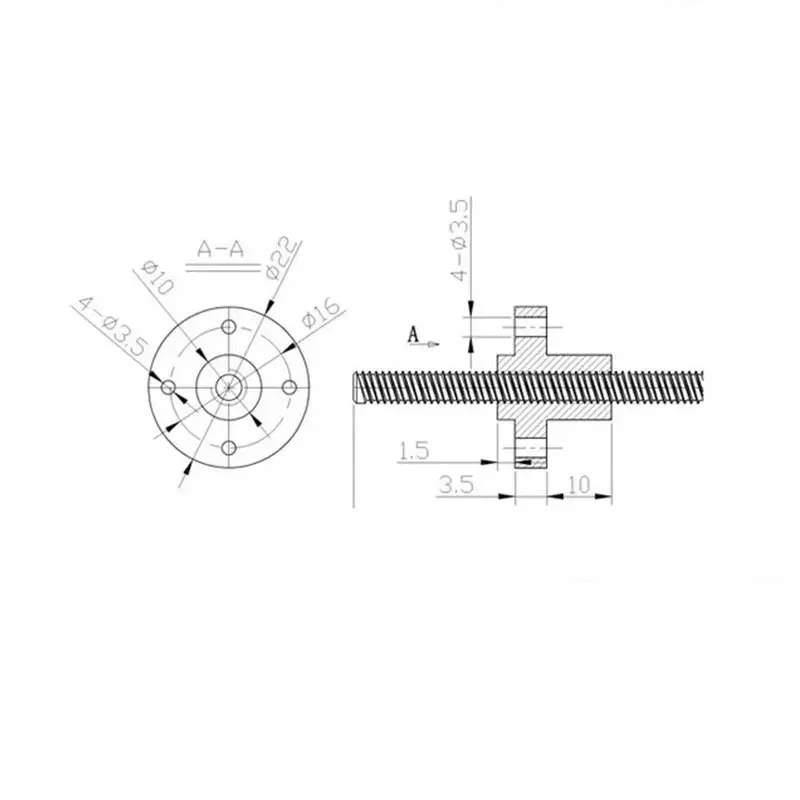 T8น๊อตตะกั่วแบบ lead2เกลียวด้า - Lead Screw 8Mm บทวิจารณ์และราคา