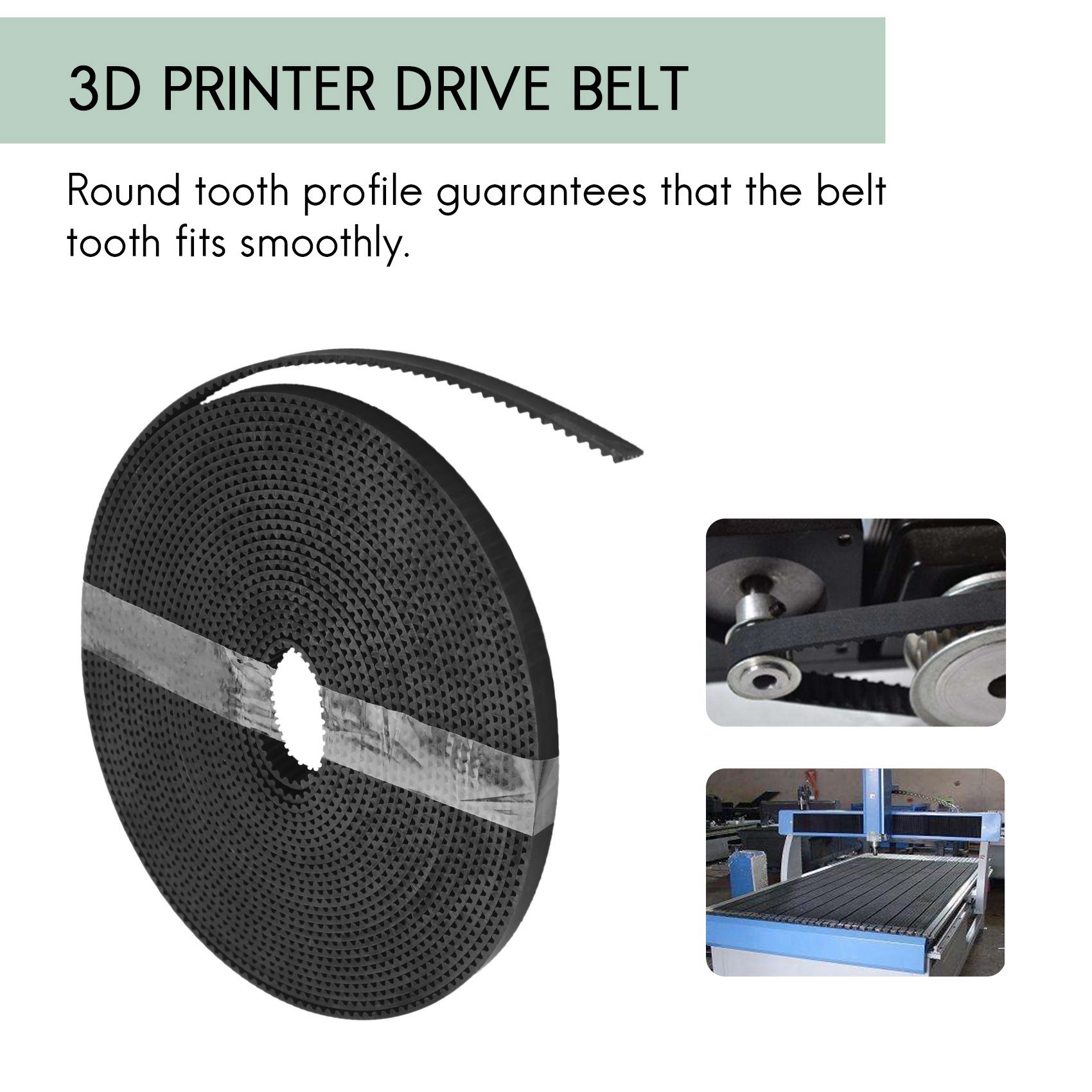 สายพานไทม์มิ่ง GT2 ขนาด 5 ม. x - Gt2 Pulley บทวิจารณ์และราคา