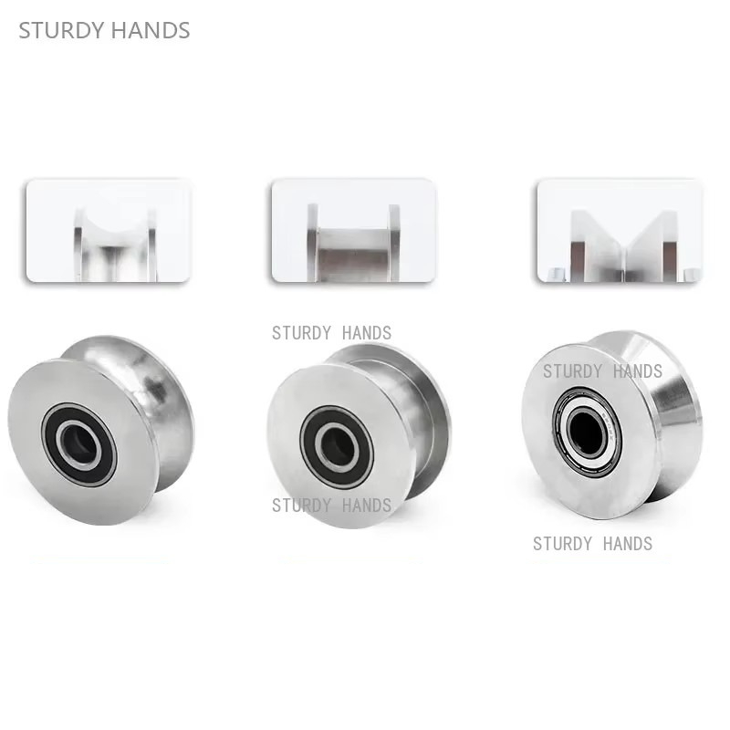 1pcs สแตนเลสสตีลรอกแบริ่ง Quie - V Slot Wheel บทวิจารณ์และราคา