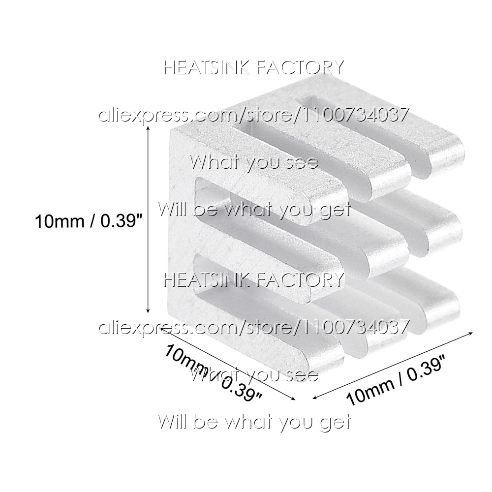 10x10x10มม. หม้อน้ำระบายความร้ - Aluminium Extrusion บทวิจารณ์และราคา