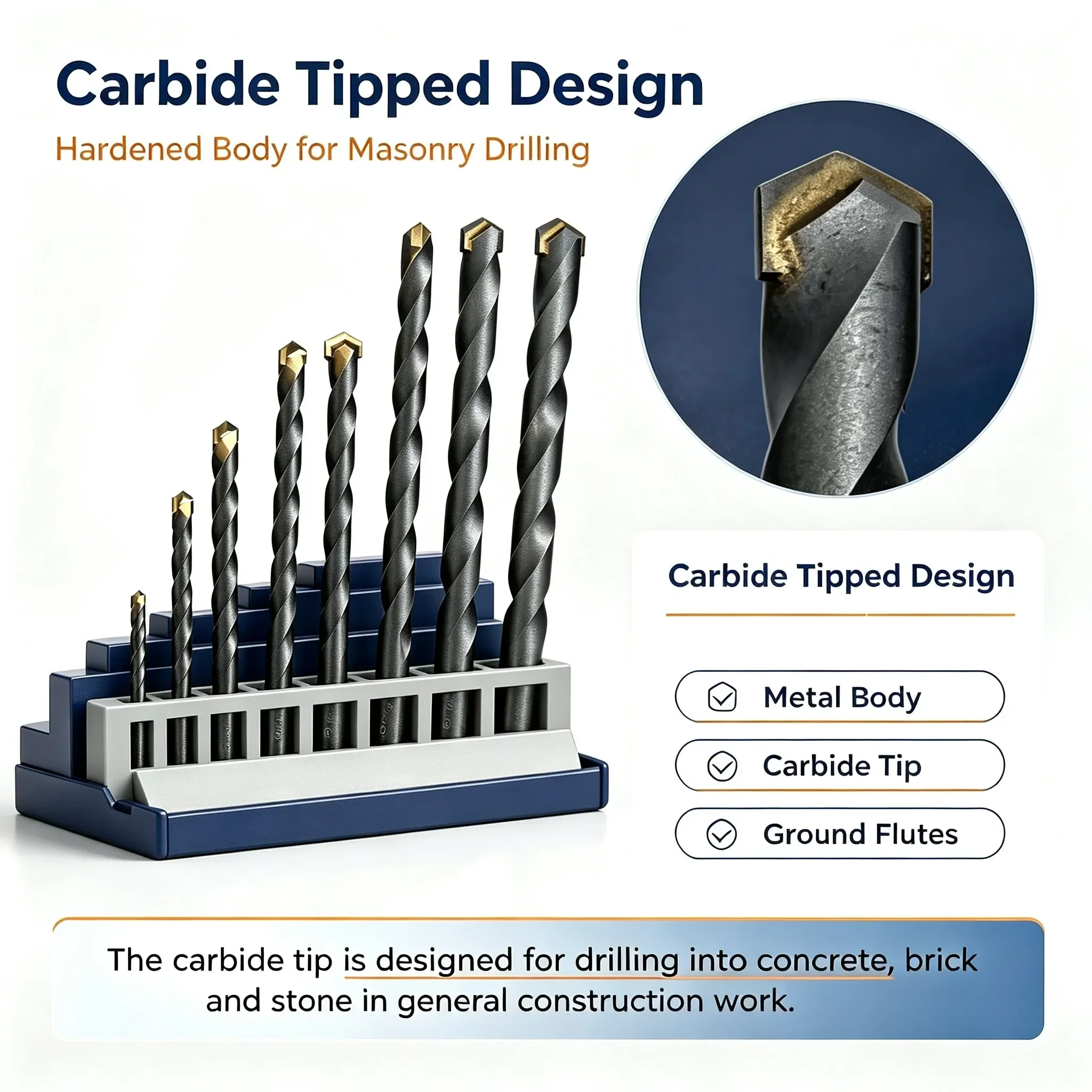 1-8 ชิ้น/ชุด ดอกสว่านกระแทกอเน - Drill Bit Set บทวิจารณ์และราคา