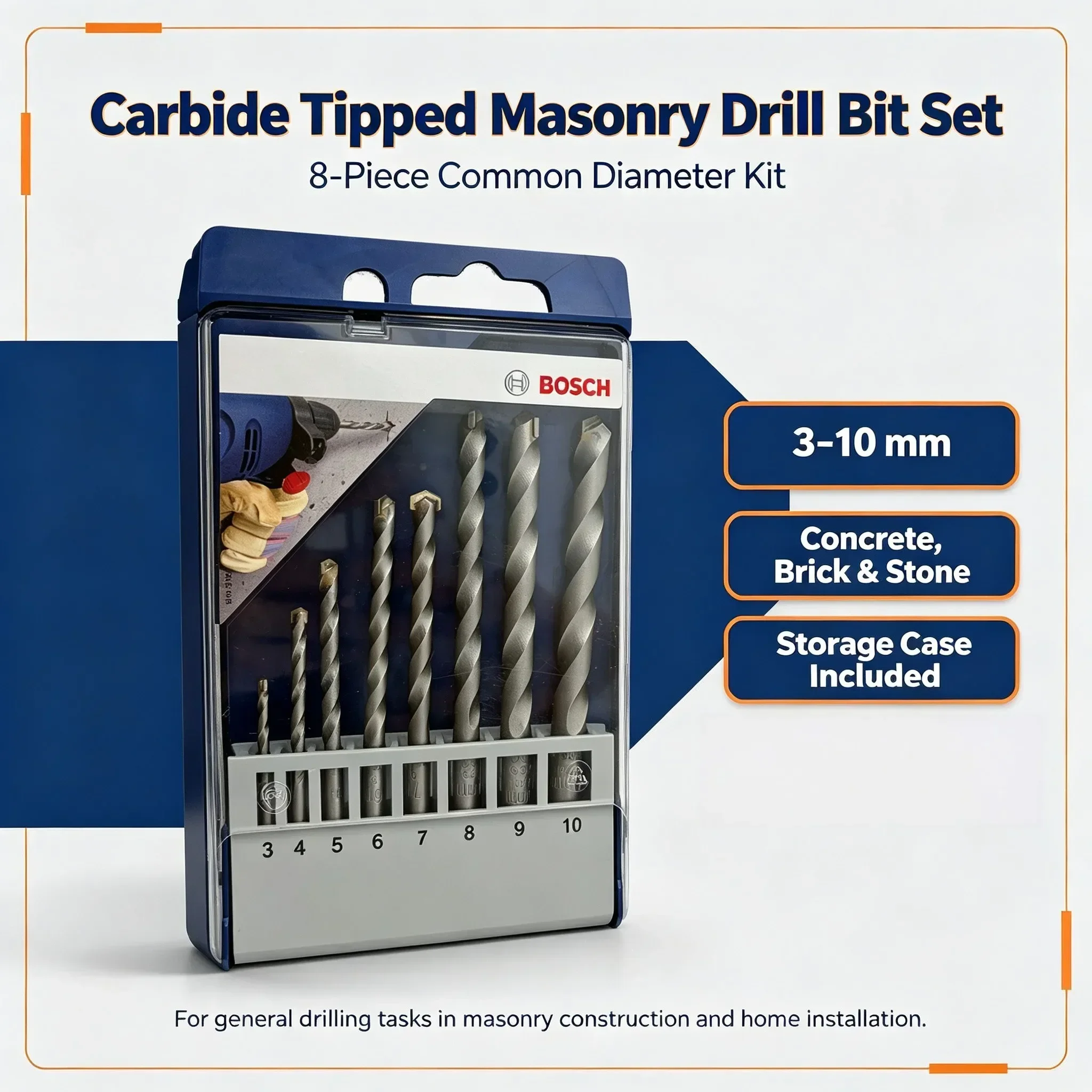 1-8 ชิ้น/ชุด ดอกสว่านกระแทกอเน - Drill Bit Set บทวิจารณ์และราคา