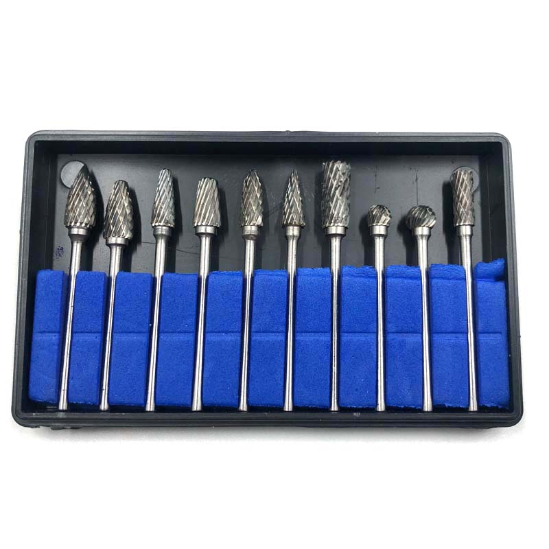 ชุดหัวกรอทังสเตนคาร์ไบด์10ชิ้น - Carbide End Mill บทวิจารณ์และราคา
