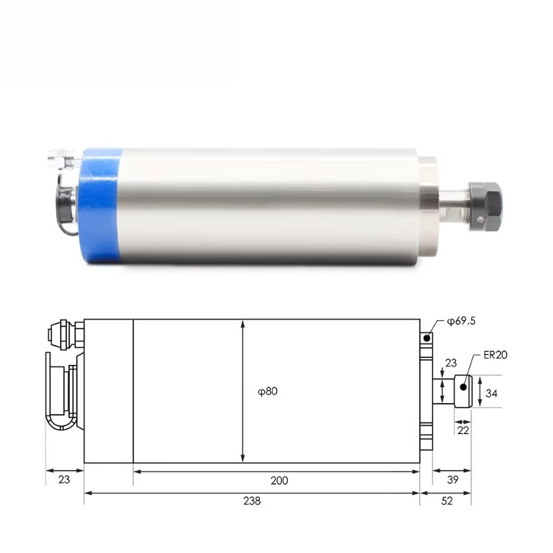 มอเตอร์สปินเดิลระบายความร้อนด้ - Spindle Motor บทวิจารณ์และราคา