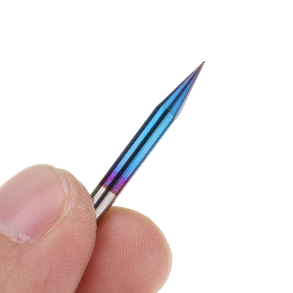 ดอกกัด PCB เคลือบสีน้ำเงินขนาด - Cnc Bits บทวิจารณ์และราคา