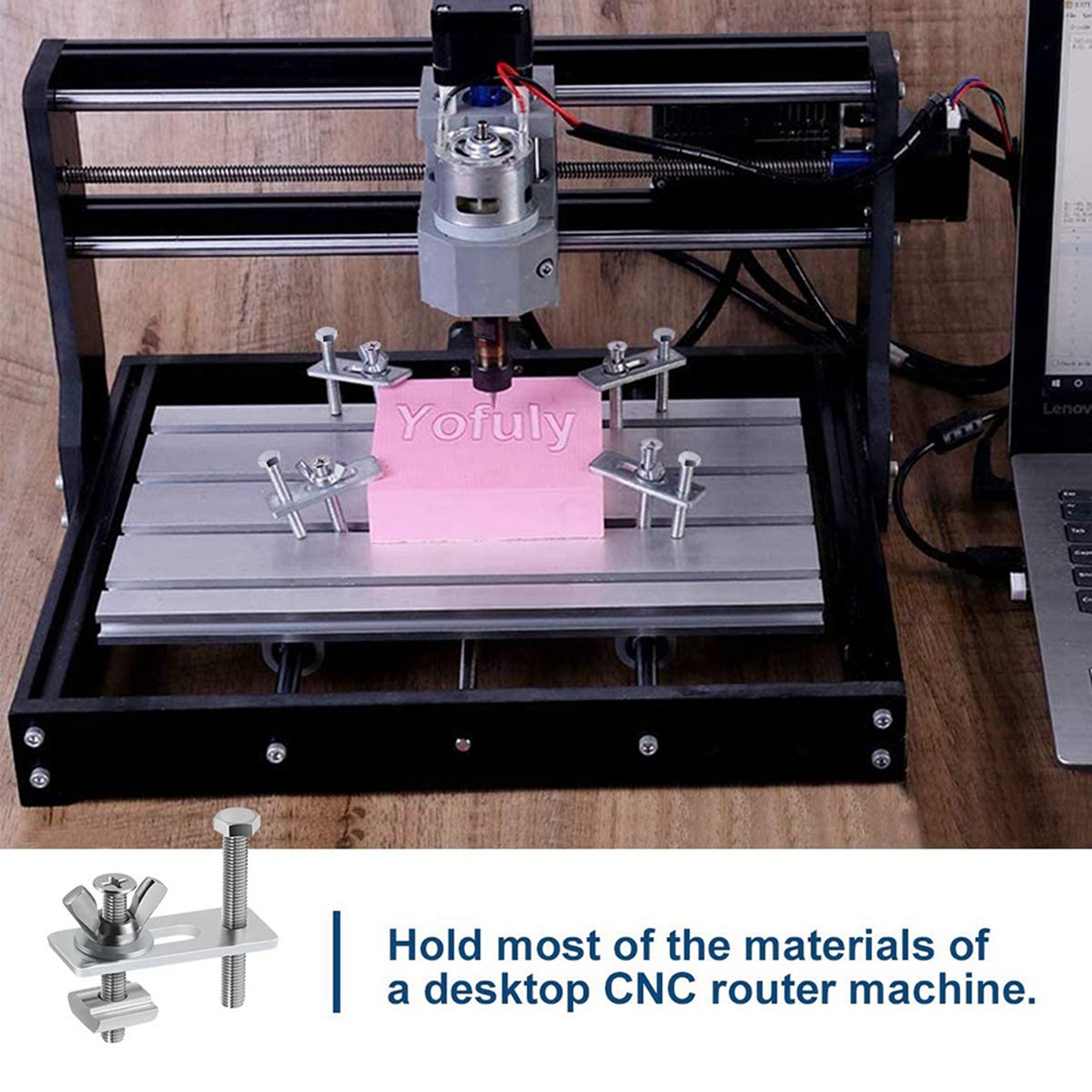 A19F-8 แพ็ค T-Track Clamp, ชุด - 3018 Cnc บทวิจารณ์และราคา