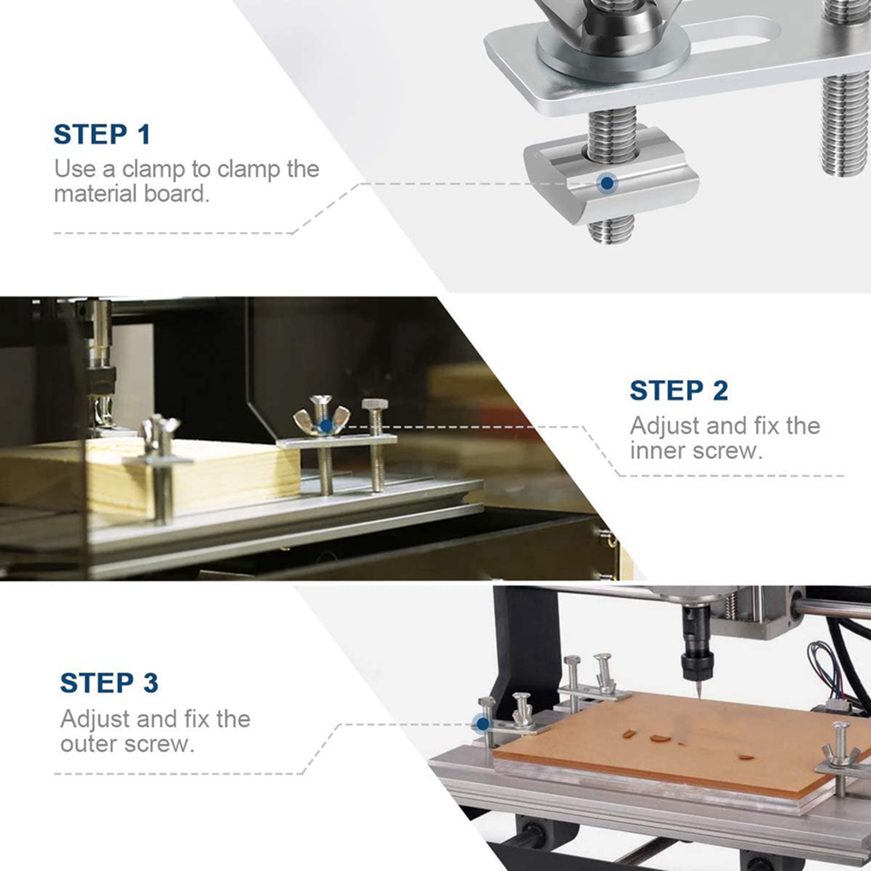 A19F-8 แพ็ค T-Track Clamp, ชุด - 3018 Cnc บทวิจารณ์และราคา