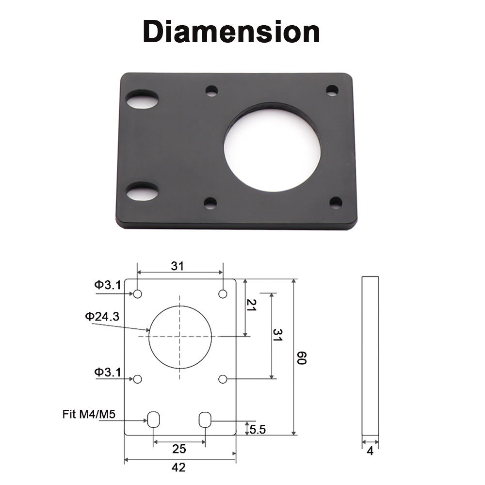 ขายึดมอเตอร์สเต็ปเปอร์ NEMA 17 - Stepper Motor Nema17 บทวิจารณ์และราคา