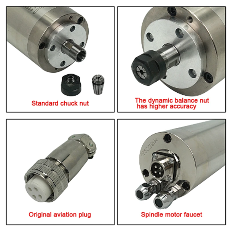 มอเตอร์65X195-800W-ER11-220V แ - Water Cooled Spindle บทวิจารณ์และราคา