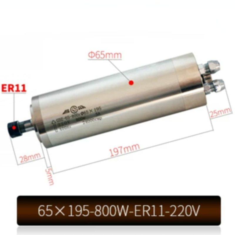 มอเตอร์65X195-800W-ER11-220V แ - Water Cooled Spindle บทวิจารณ์และราคา