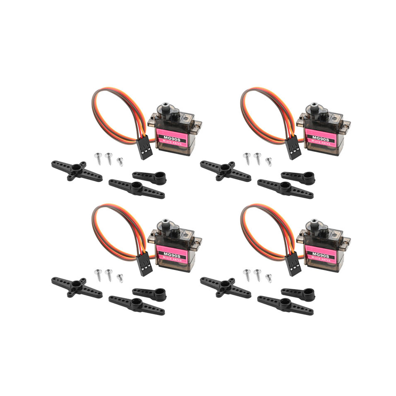 มอเตอร์เซอร์โวโลหะขนาดเล็ก 4 ช - Servo 9G บทวิจารณ์และราคา
