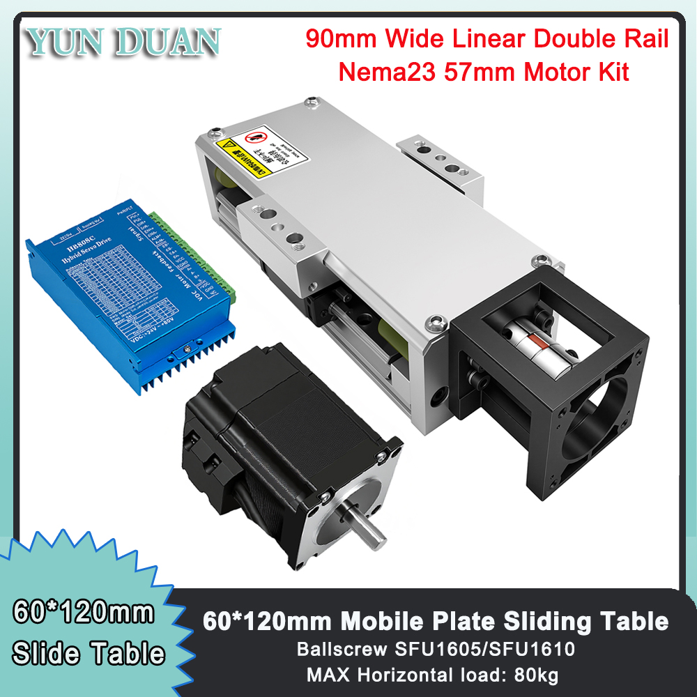 รางนำทางเชิงเส้นแบบโมดูลปิด รั - Nema23 Stepper บทวิจารณ์และราคา