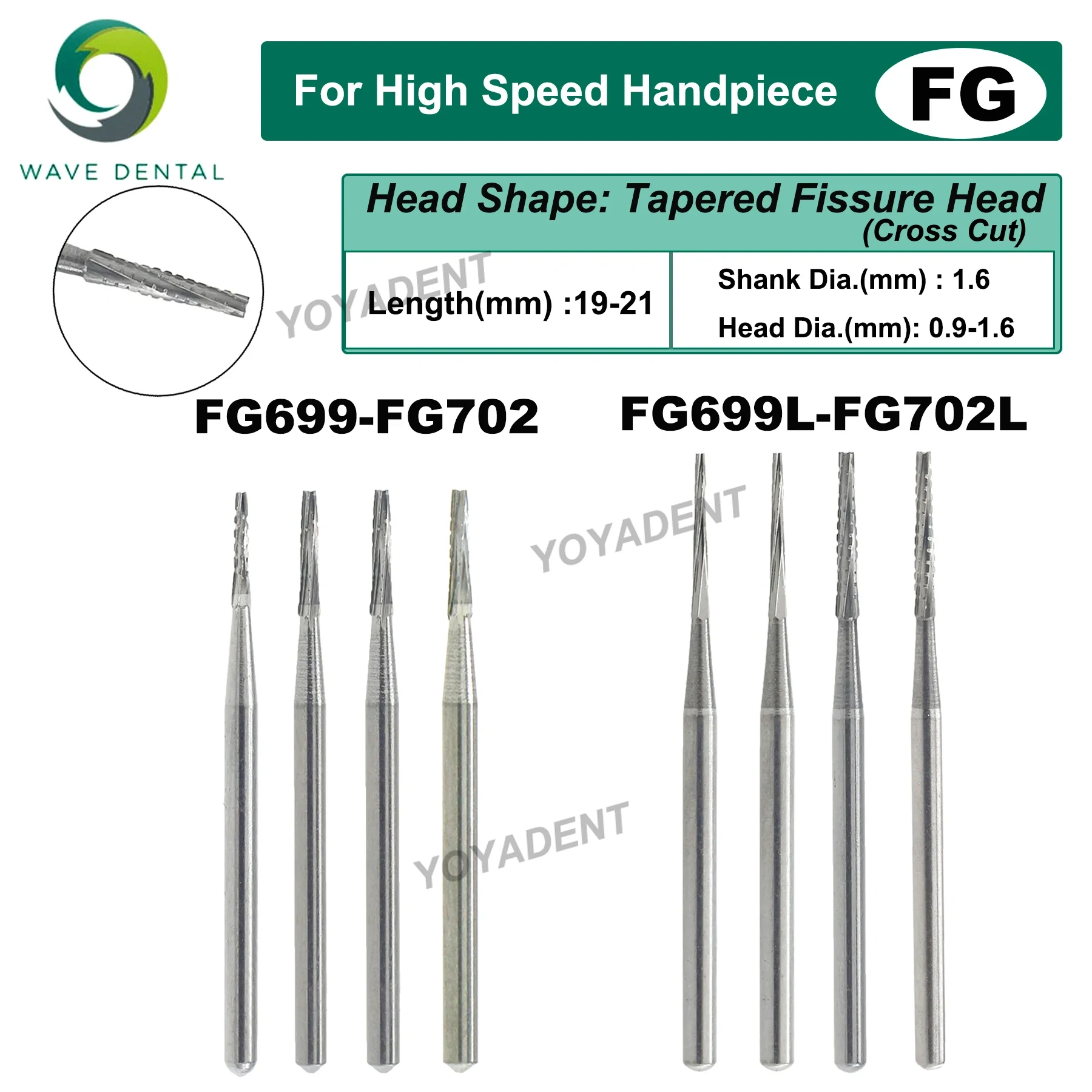 PRIMA WAVE ทันตกรรม Burs ทังสเ - Carbide End Mill บทวิจารณ์และราคา