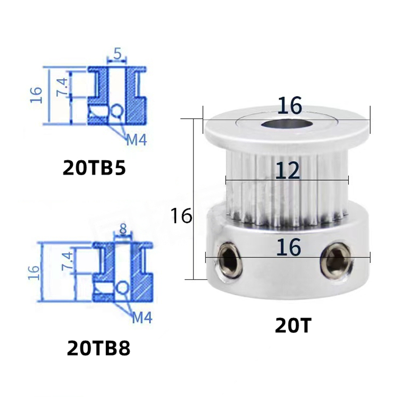 Kufan ชุดล้อสายพานจับเวลา2GT G - Gt2 Pulley บทวิจารณ์และราคา