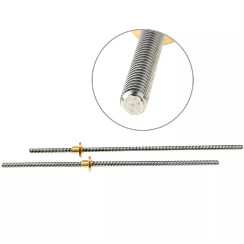 สกรูตะกั่ว T8 จำนวน 2 ชิ้น ขนา - Lead Screw 8Mm บทวิจารณ์และราคา