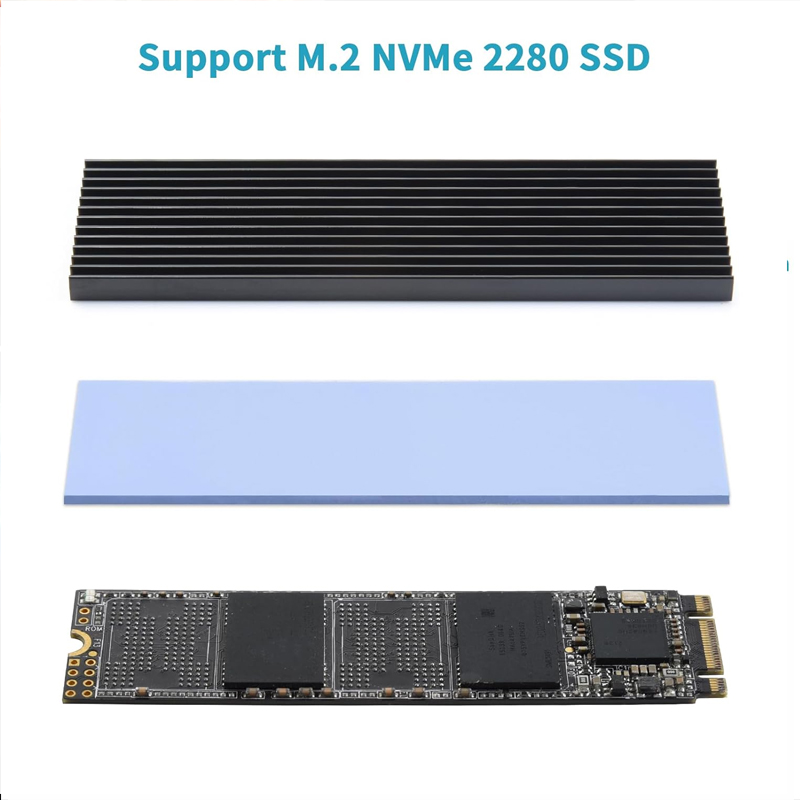 PCIe NVMe M.2 2280 SSD อลูมิเน - Aluminium Extrusion บทวิจารณ์และราคา