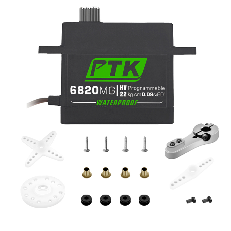 PTK servo เกียร์โลหะ 20Kg 30Kg - Servo 9G บทวิจารณ์และราคา