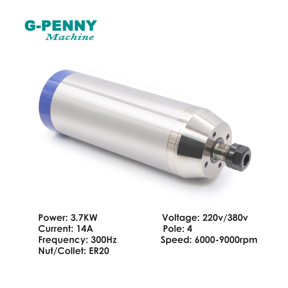 มอเตอร์แกนหมุน G-PENNY 3.7kw E - Water Cooled Spindle บทวิจารณ์และราคา